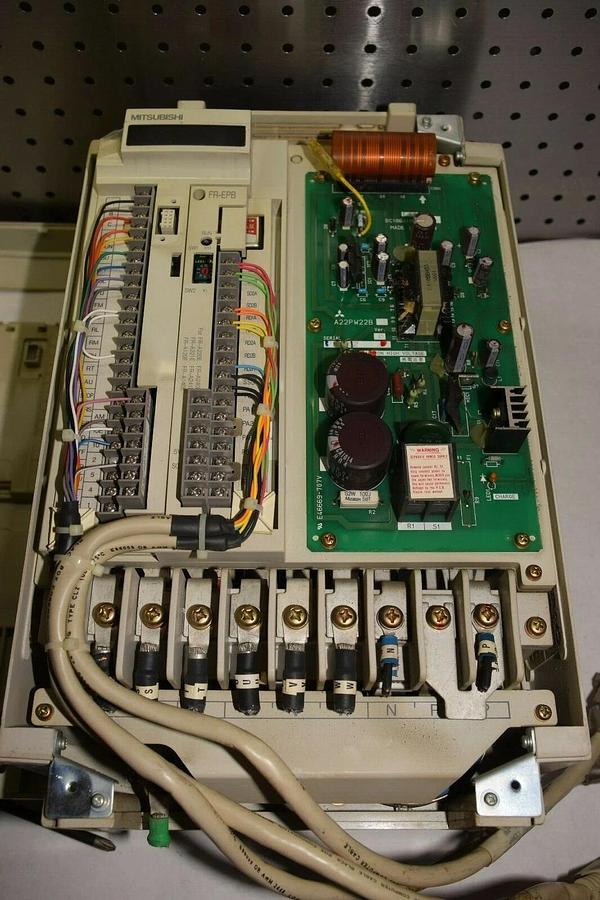 Used Mitsubishi FR-A220E-15K-UL 20HP Freqrol A200 Inverter Drive  FR-A220-15K-TF2