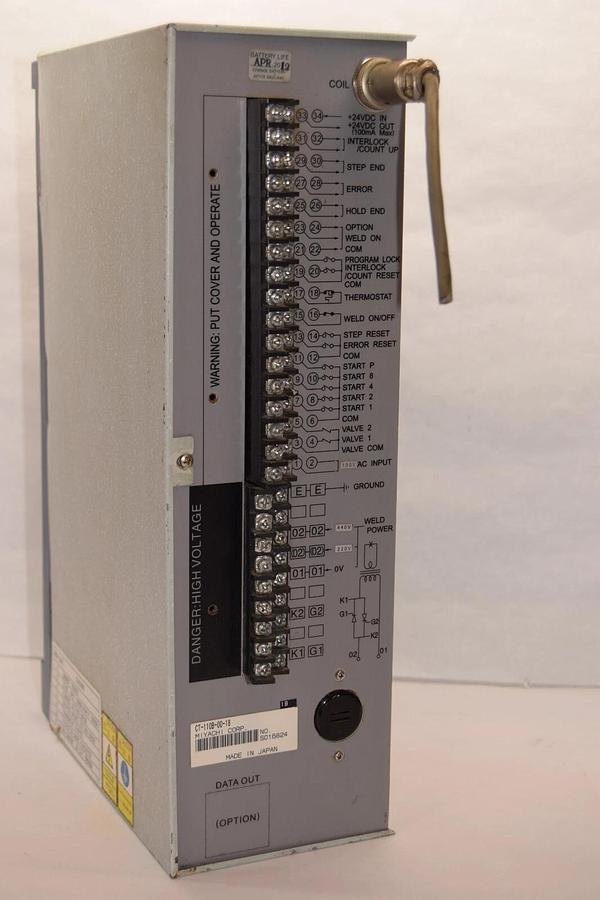 Used MIYACHI CT-110B-00-18 , CT-110 WELTOUCH Controller CT-110B-00-18 *No Front Cover