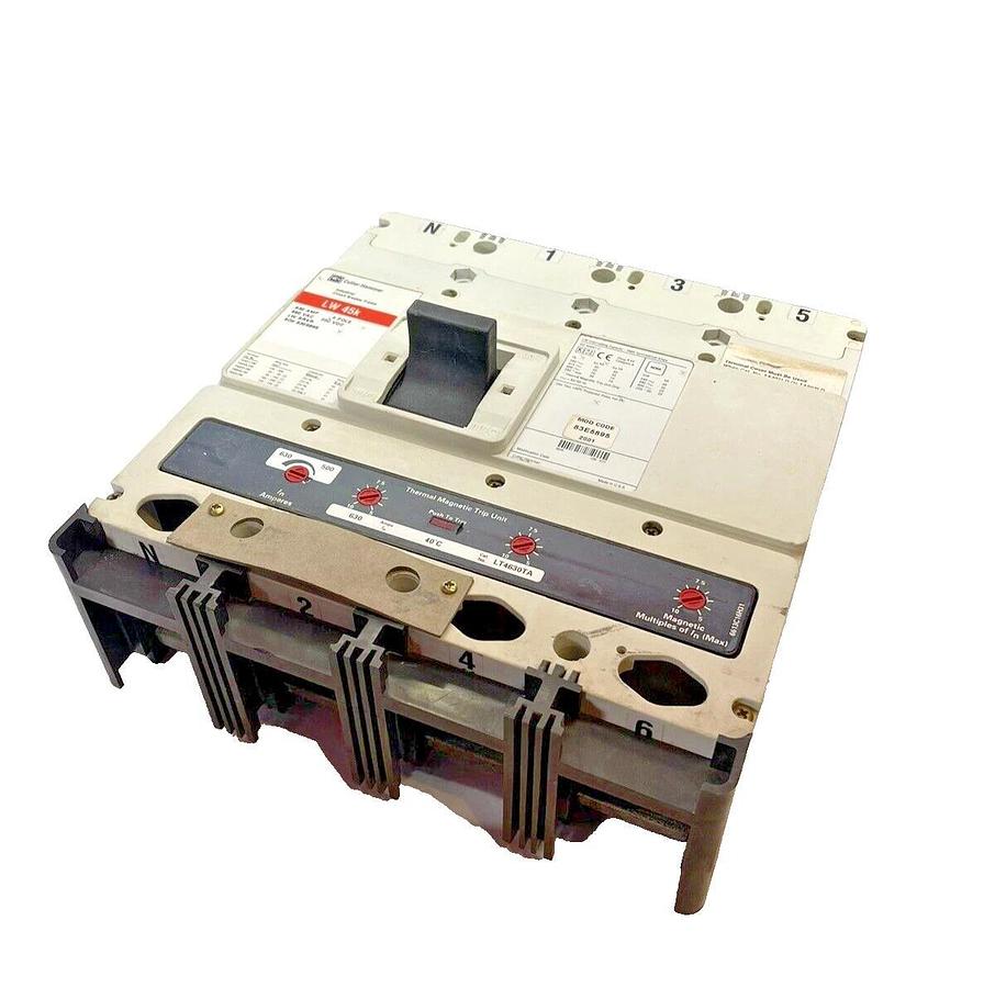 Cutler Hammer Breaker LWBRKR  LW 45k 4P 630 amp LT4630TA 83E5895 LW45k (NOS)