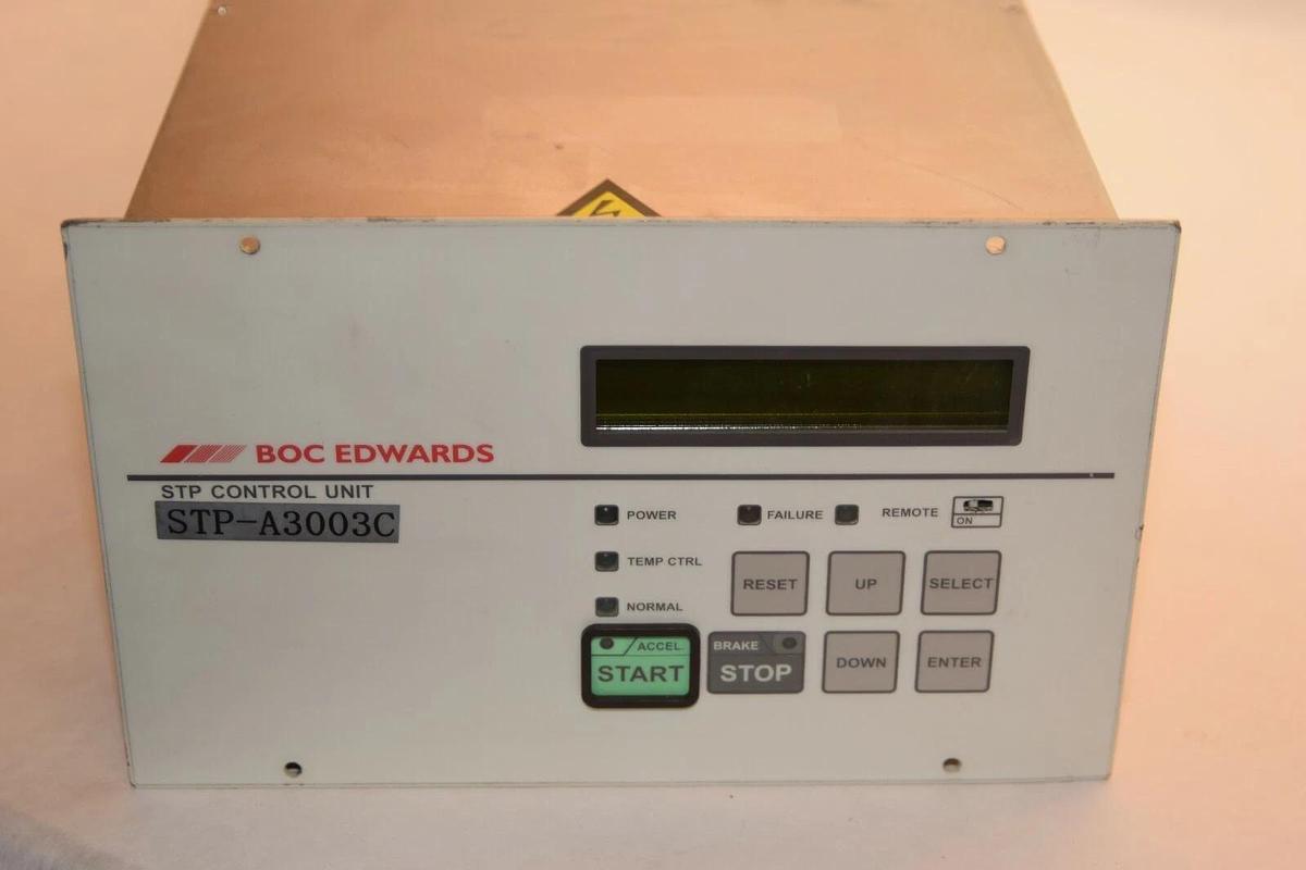 Used BOC EDWARDS STP Control SCU-A3003C Turbomolecular Pump Controller STP-A3003C