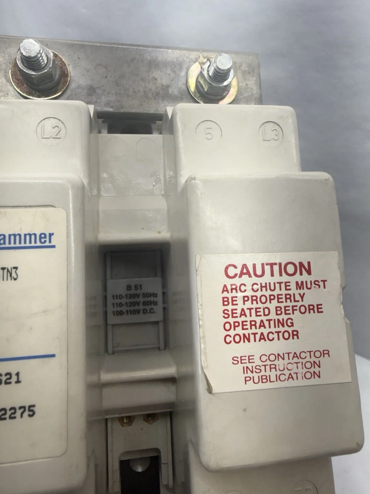 Cutler-Hammer CE15TN3 B1 Magnetic Contactor 600V, 420 Amp 120V coil 420A 1070503