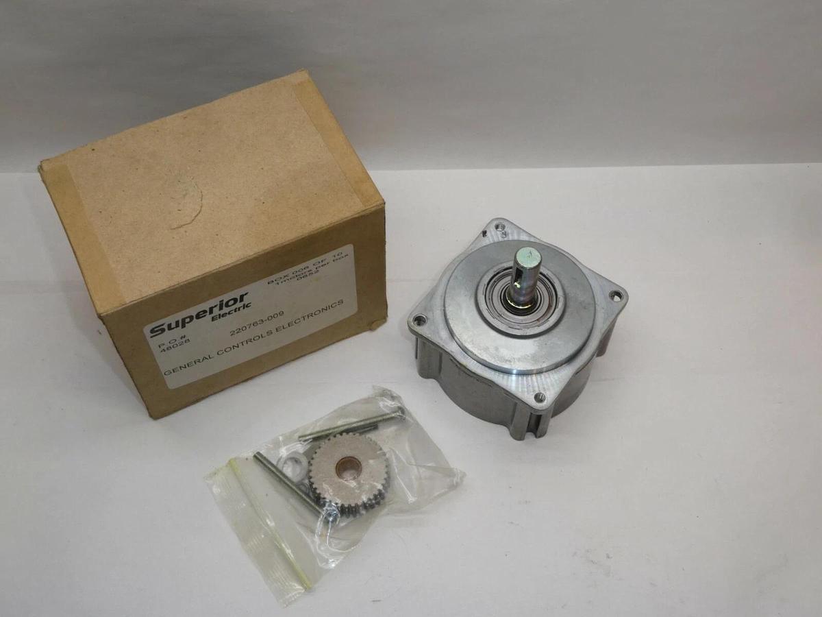 (NEW) SUPERIOR ELECTRIC 220763-009 220763009 1/2" Shaft Gear Head