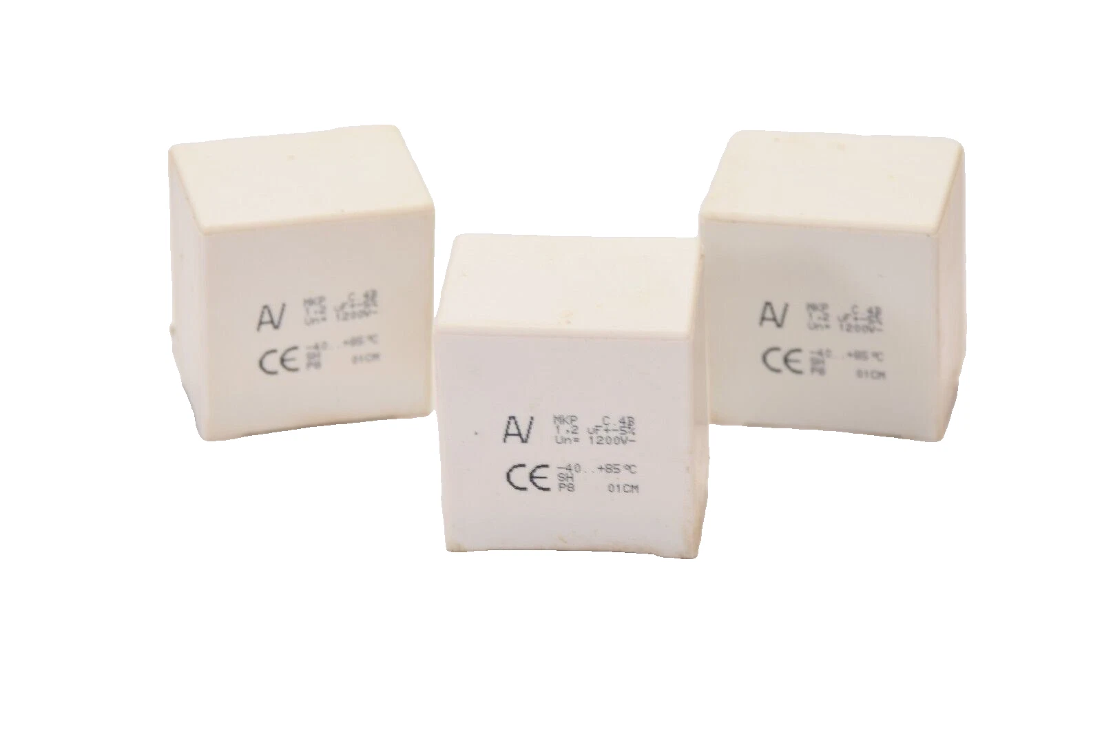 Used (Lot of 3) AV ARCOTRONICS MKP C.4B 1,2uF +-5% Capacitor
