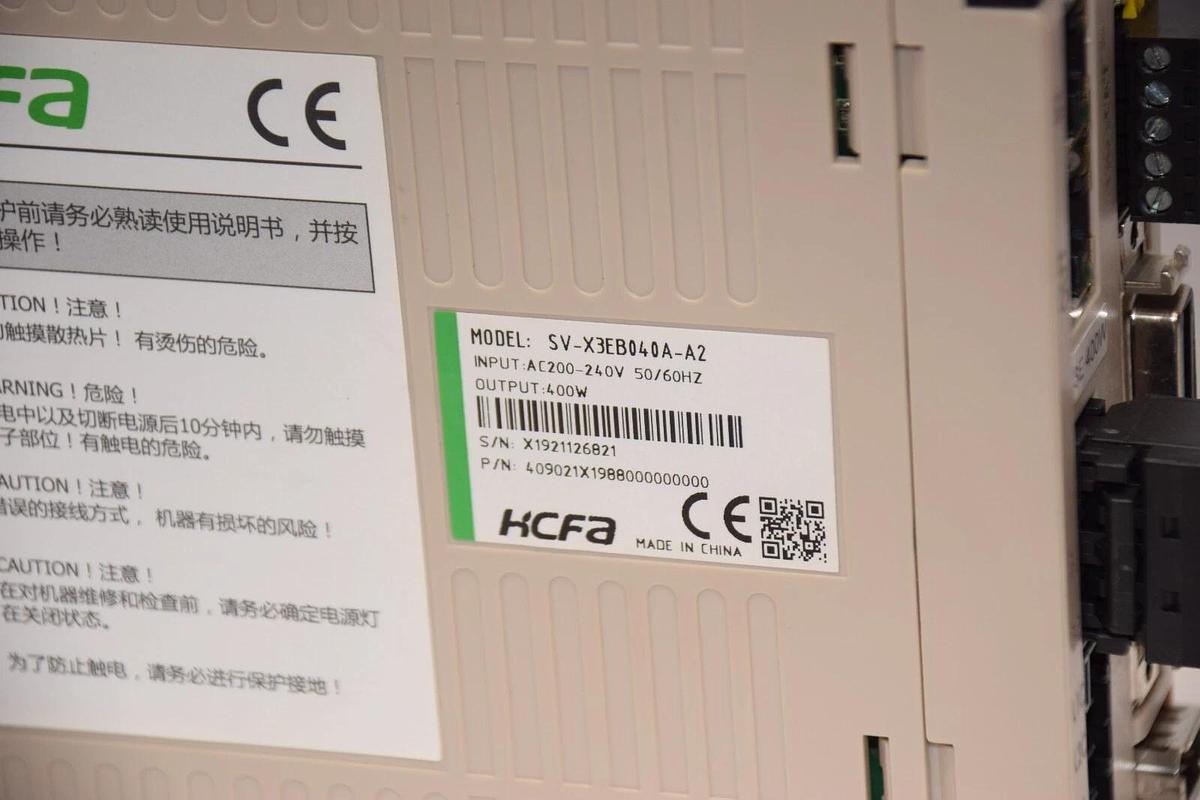 Used HCFA SV-X3EB040A-A2 , SVX3B040AA2 200-240v , 400w Servo Drive