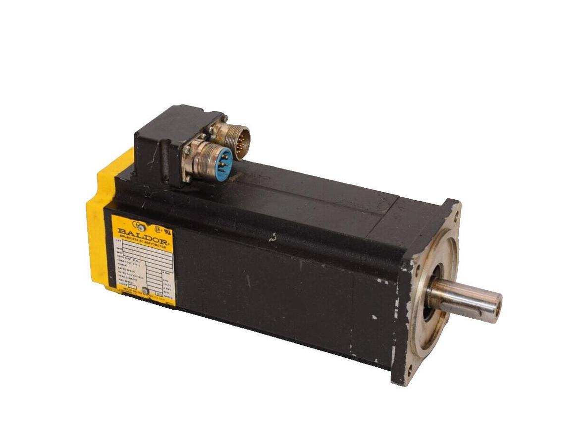 Used Baldor ABB Brushless AC Servo Motor BSM80C-475CF S2P196W049G1 4.3NM 2.2kW 300v