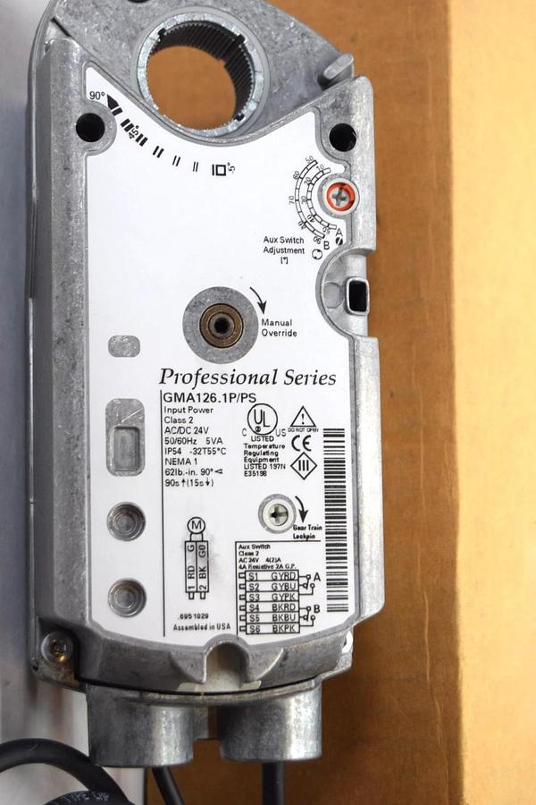 Siemens GMA126.1P/PS 24V 2P Professional Series Electronic Actuator (New)