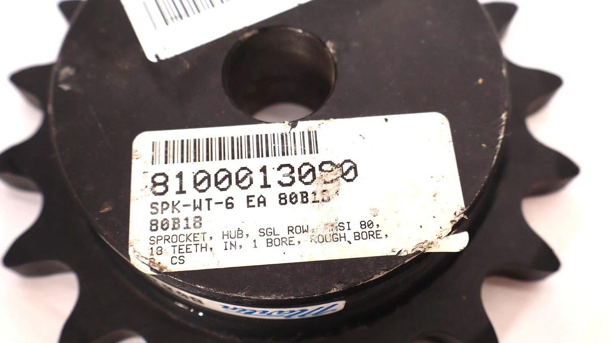 Martin 80B18 18 Teeth 1" Bore Sprocket (New)
