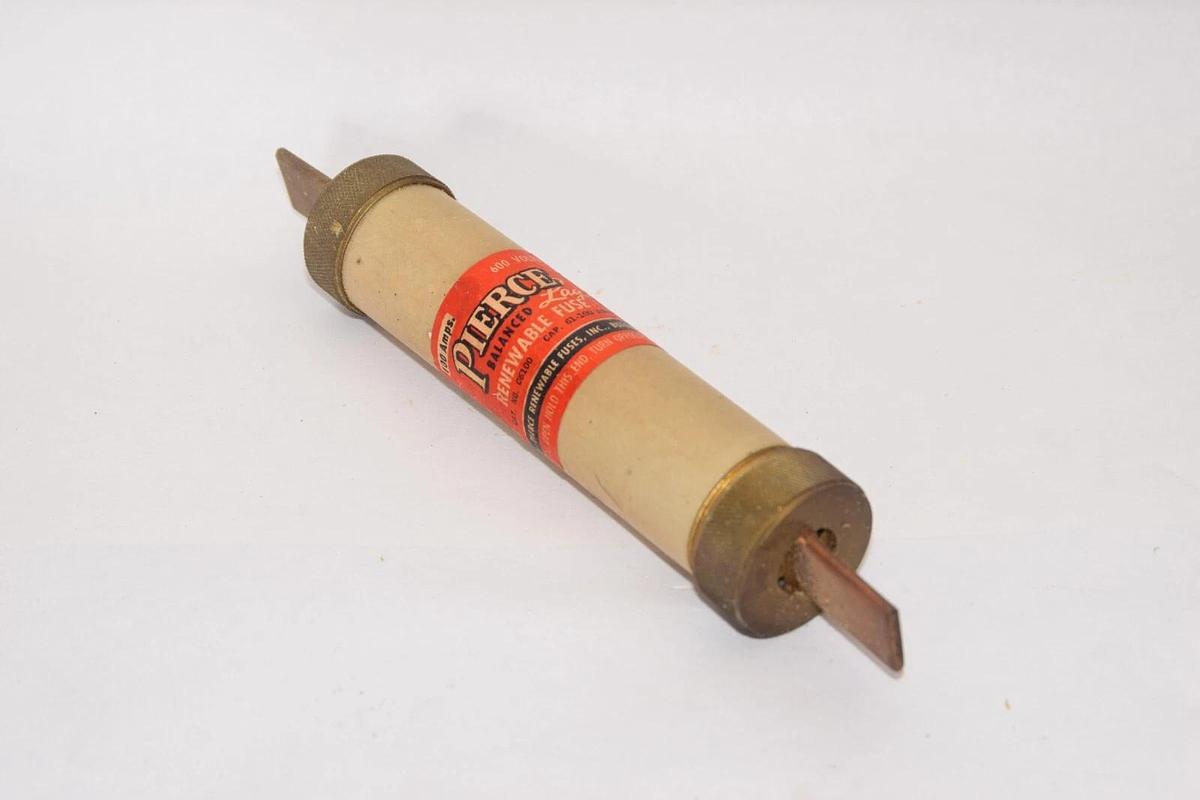 (NEW) PIERCE C6100 100Amp 600V Renewable Fuse