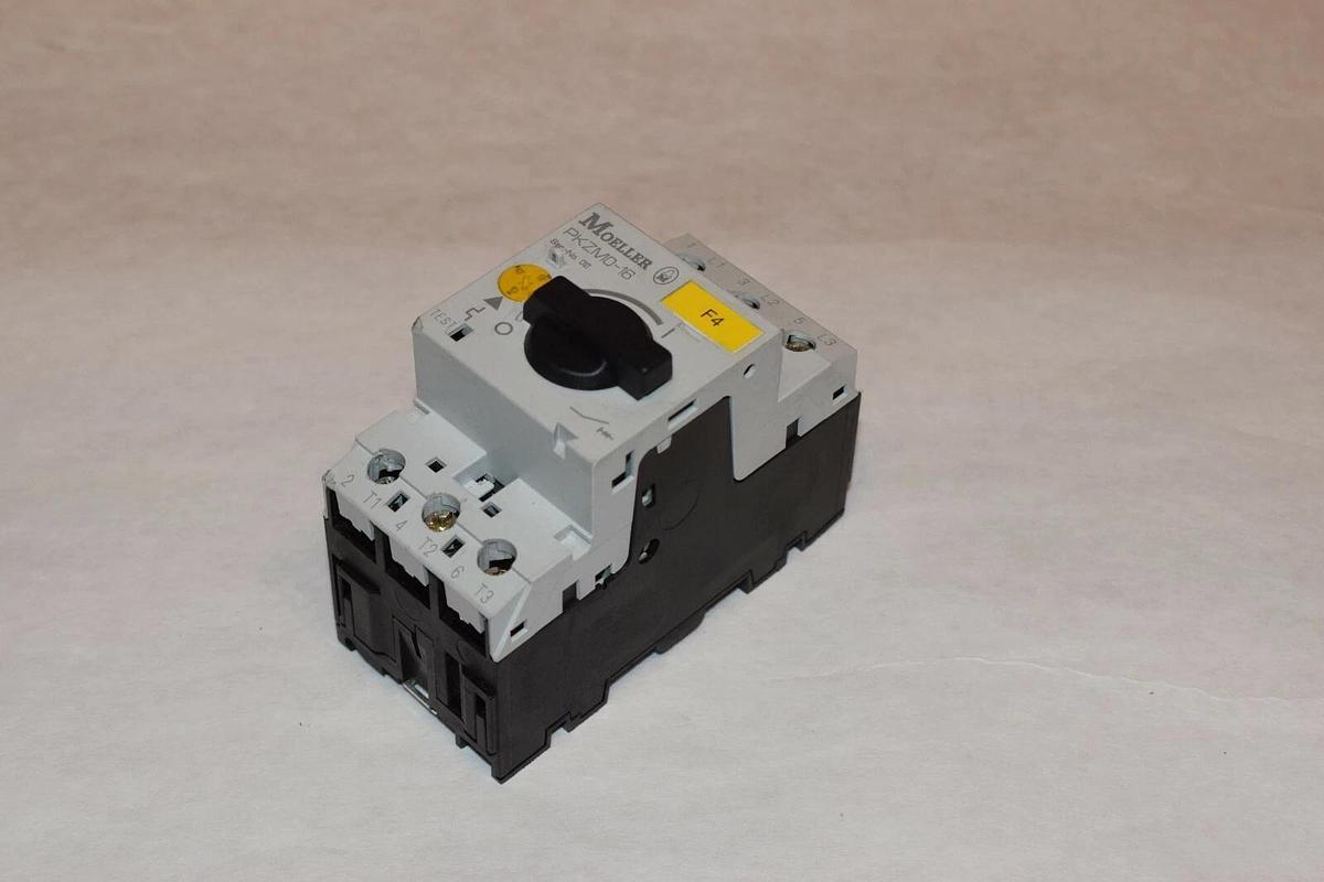 Used MOELLER PKZM0-16 MANUAL 10-16A MANUAL MOTOR STARTER