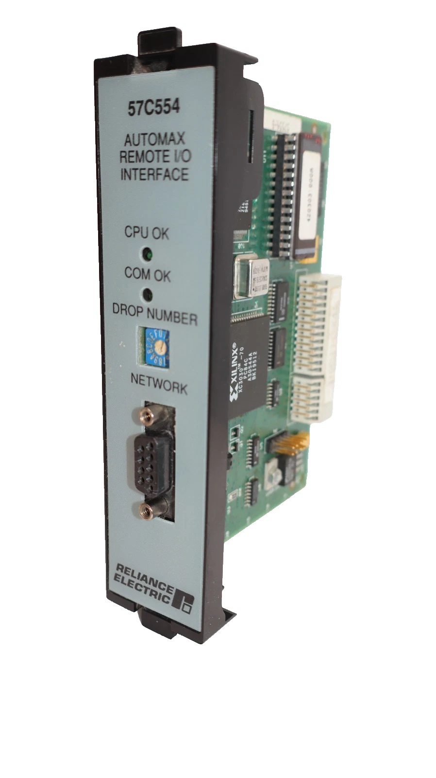 Used Reliance Electric Automax Remote 57C554 I/O Interface Circuit Board Card