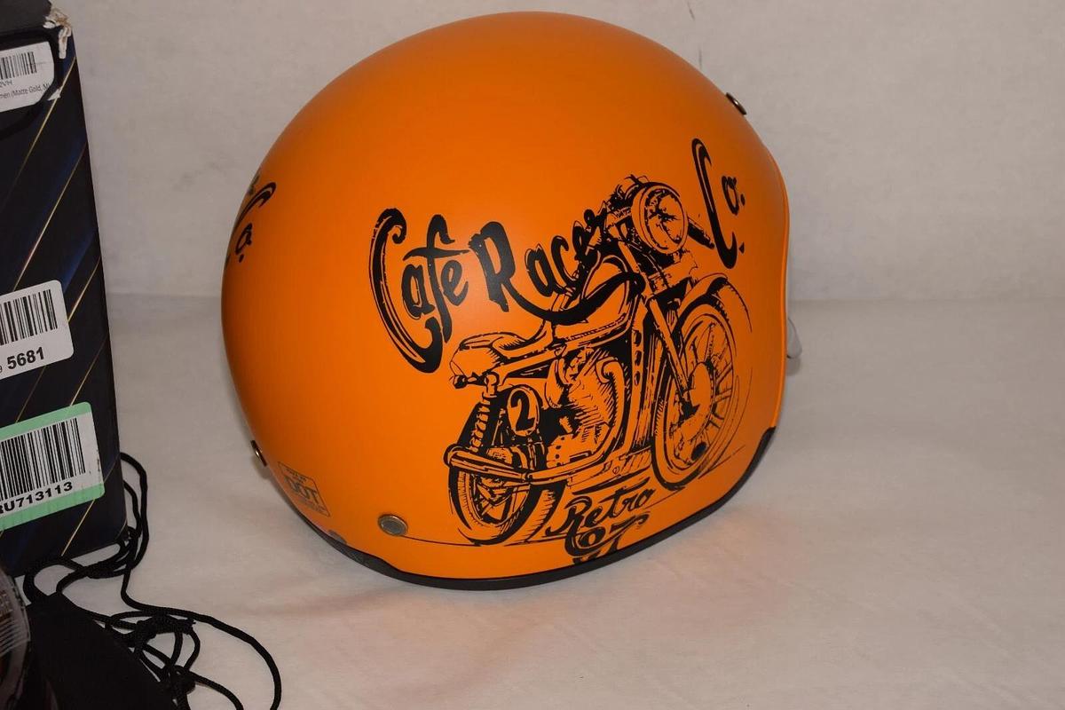 Used ROYAL M139 , FMVSS Open Face Retro / Vintage Motorcycle Helmet - Medium M