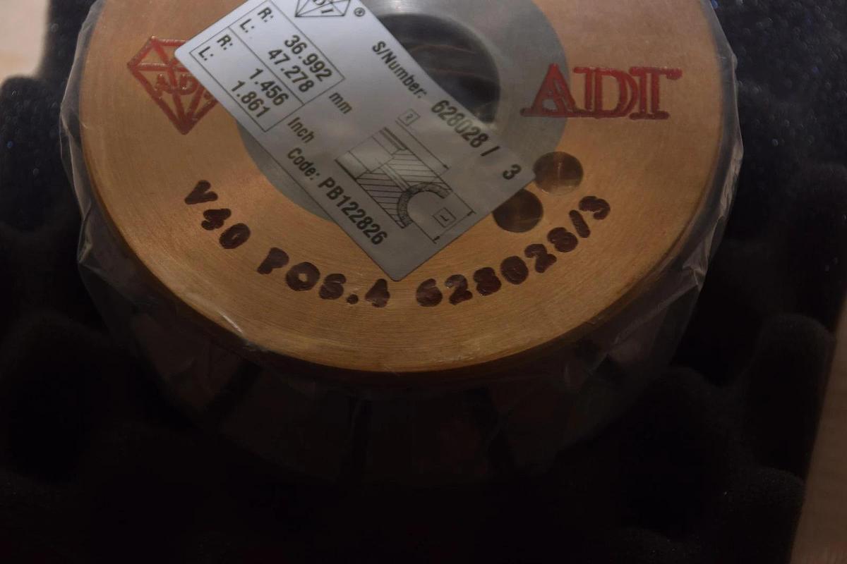 ADI 4 UHS 929159, PB122826, V40, 120MM x 40MM 35mm Diamond Profile Wheel Granite