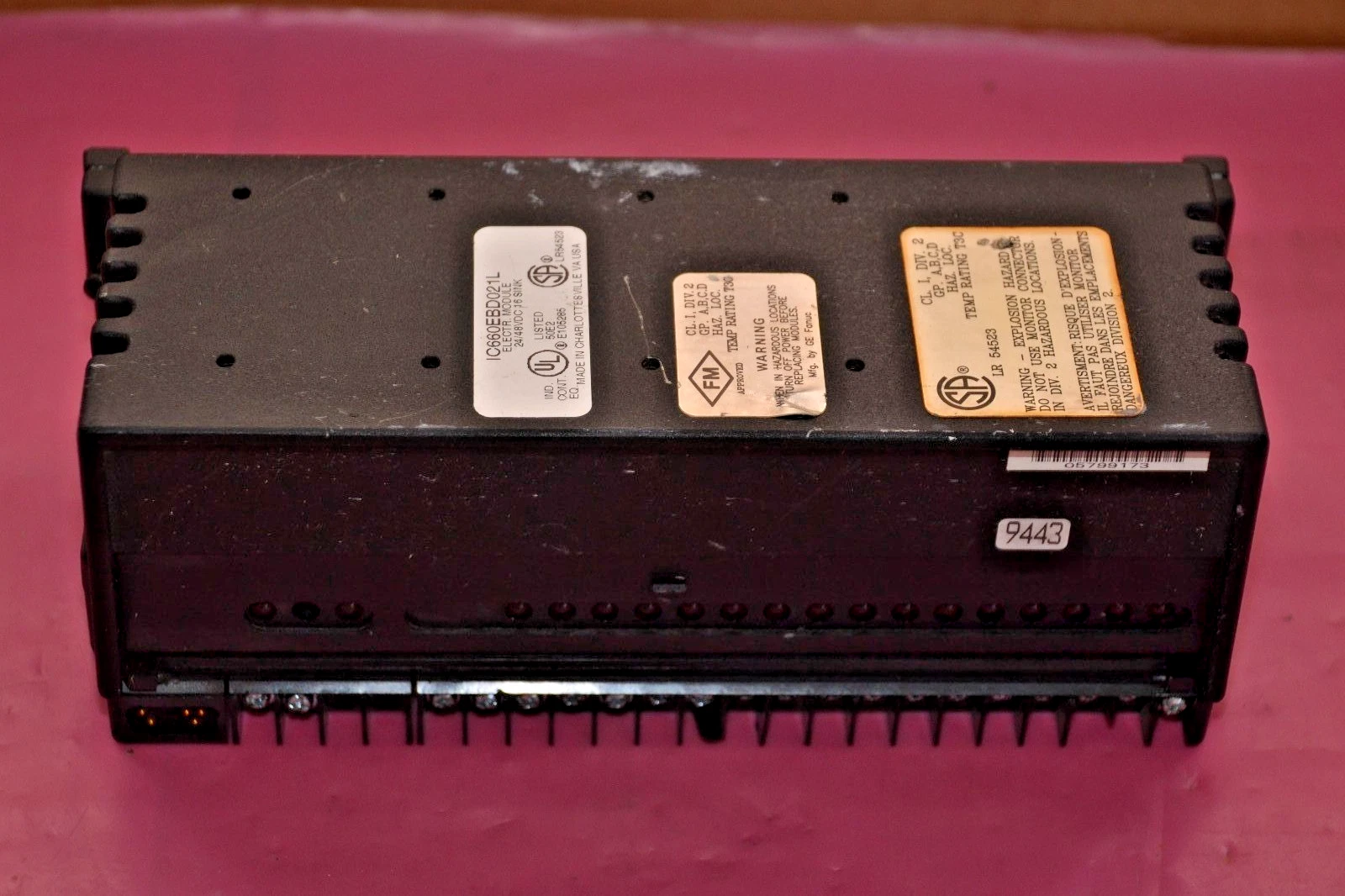Used General Electric GE Fanuc Electric Module 24/48v 16PT IC660EBD021L IC660TBD023K
