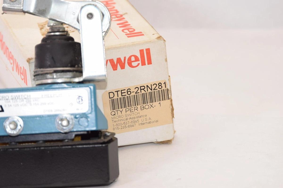 HONEYWELL DTE6-2RN281 DTE62RN281 10A 250Vac Micro Limit Switch (NEW)
