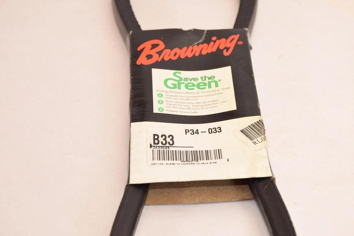 (NEW) BROWNING B33 , B-33 , B 33 Super GripBelt V-Belt