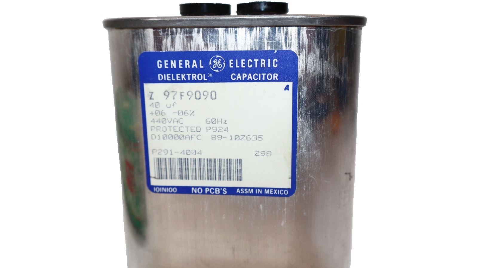 General Electric GE Capacitor TotaLine 40uf 440V P291-4001 Z97F9090 40uF (New)