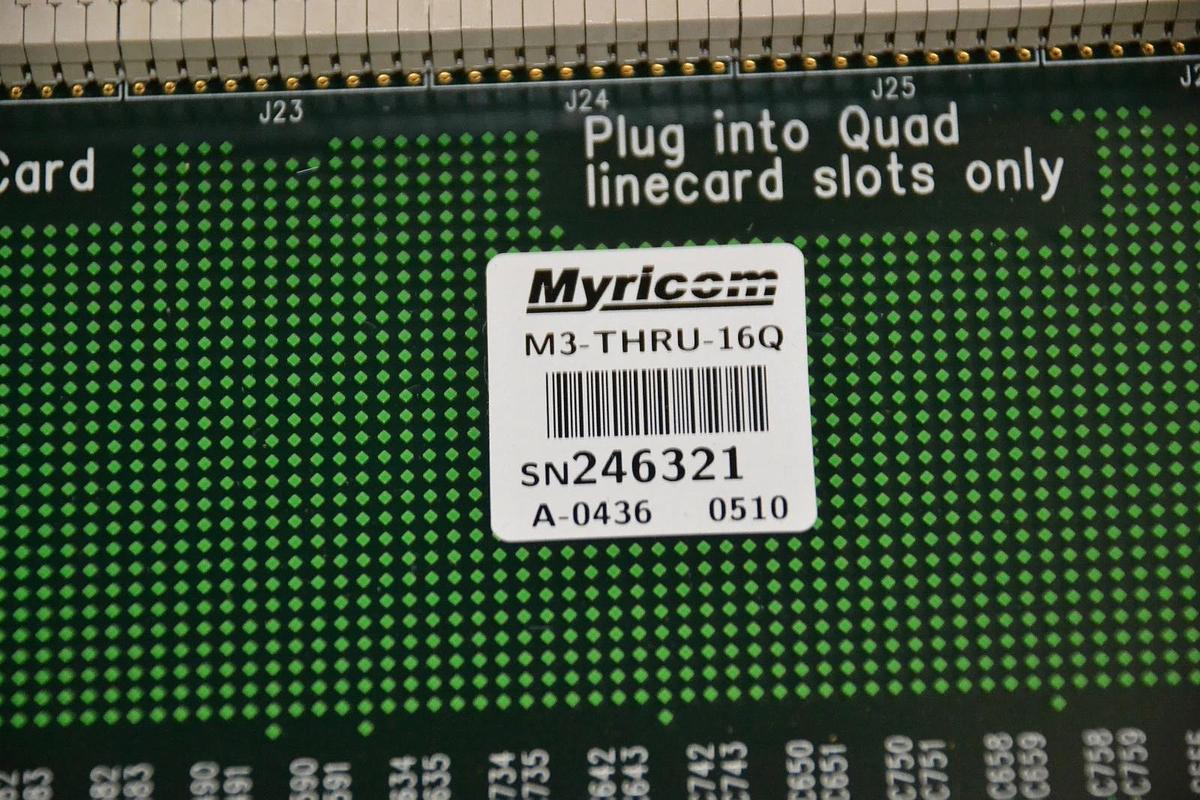 Used MYRICOM CIRCUIT BOARD CARD M3-THRU-16Q M3 THRU 16Q M3THRU16Q