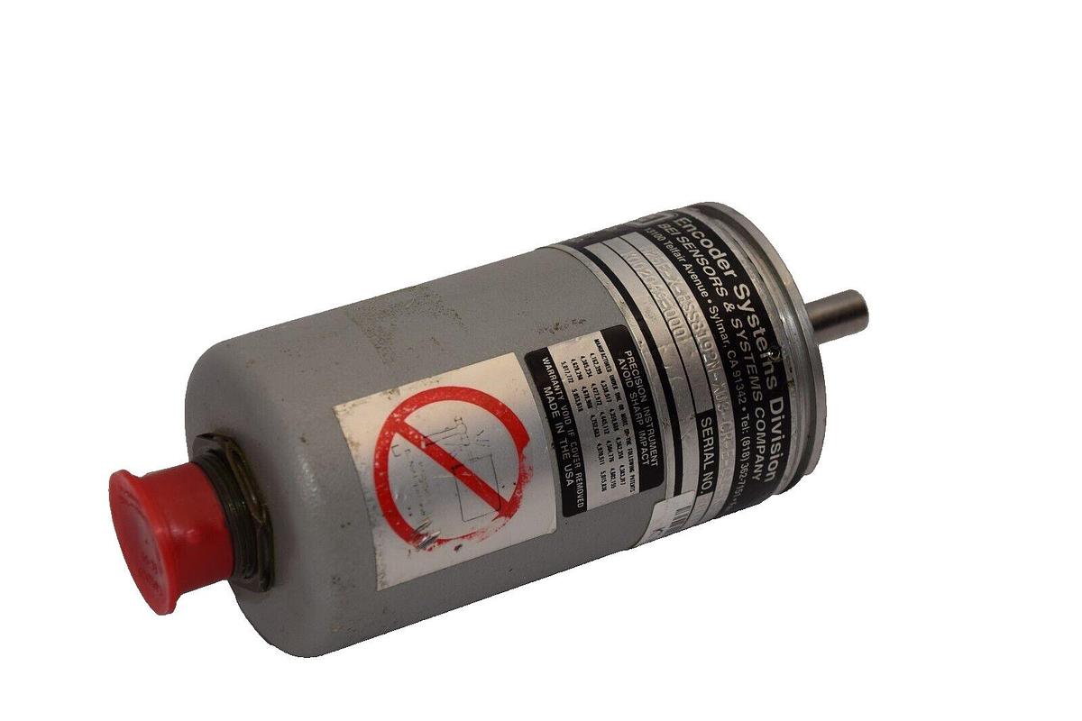 Used BEI M25E-X-HSS8192N-XD3-CR-E-C14-X-5 3/8" Shaft Encoder Systems