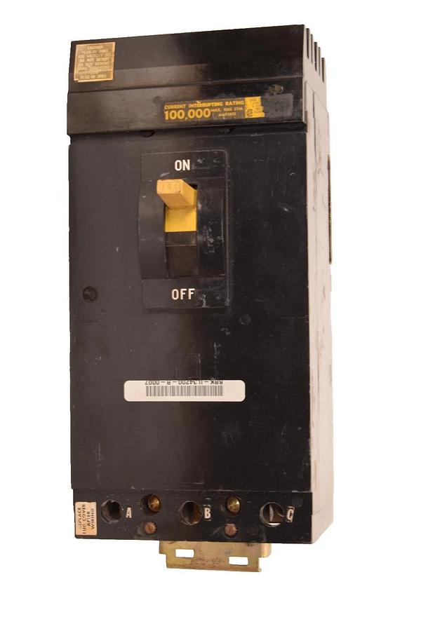 Used Square D 200A Circuit Breaker IL34200  3p 200 Amp 3 Pole