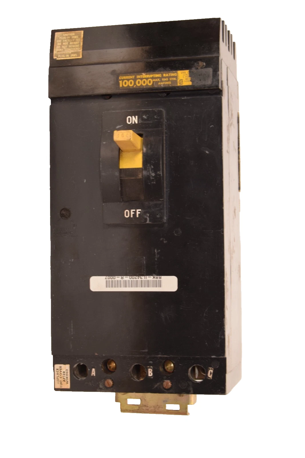 Used Square D 200A Circuit Breaker IL34200 3p 200 Amp 3 Pole