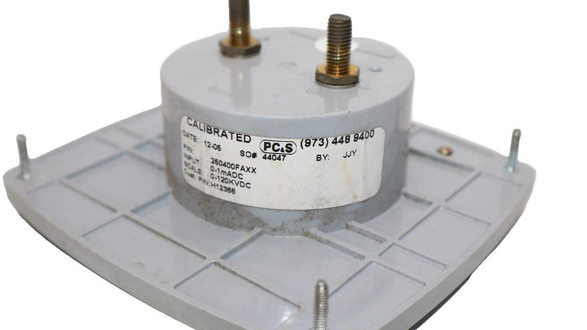 Used Yokogawa Panel Meter 0-120dc Kilovolts 250400FAXX , 250-400-FAXX , Vintage