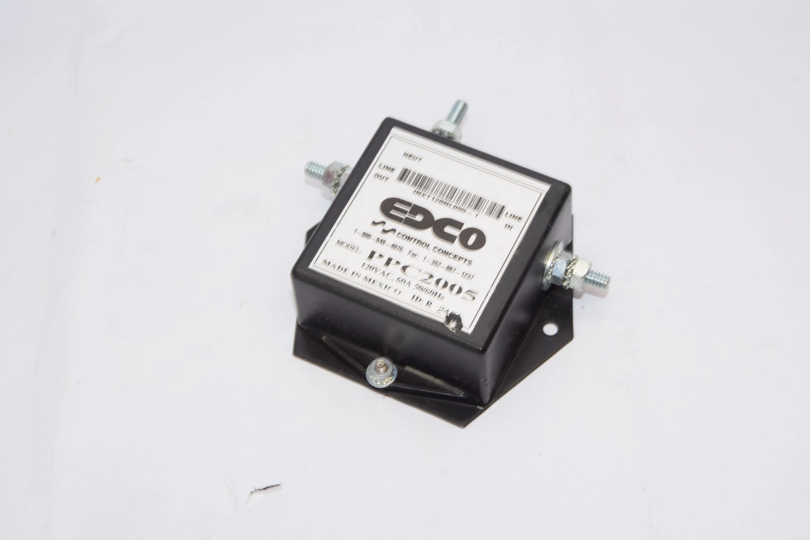 Used EDCO INXT120NL000-1 PPC2005 120Vac 60A 50/60Hz Surge Protector