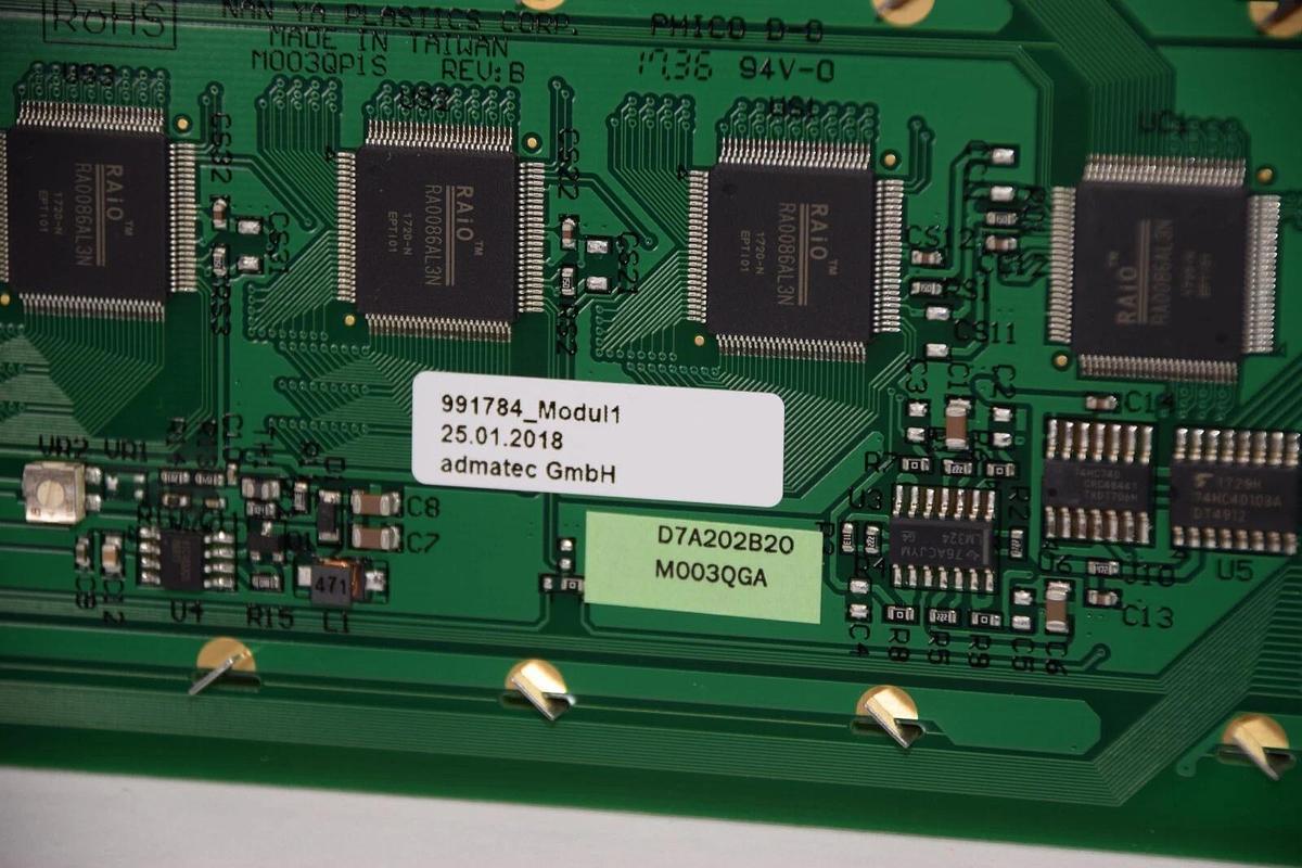 Used NAN YA PLASTICS CORP. M003QP1S Rev  B Screen Display