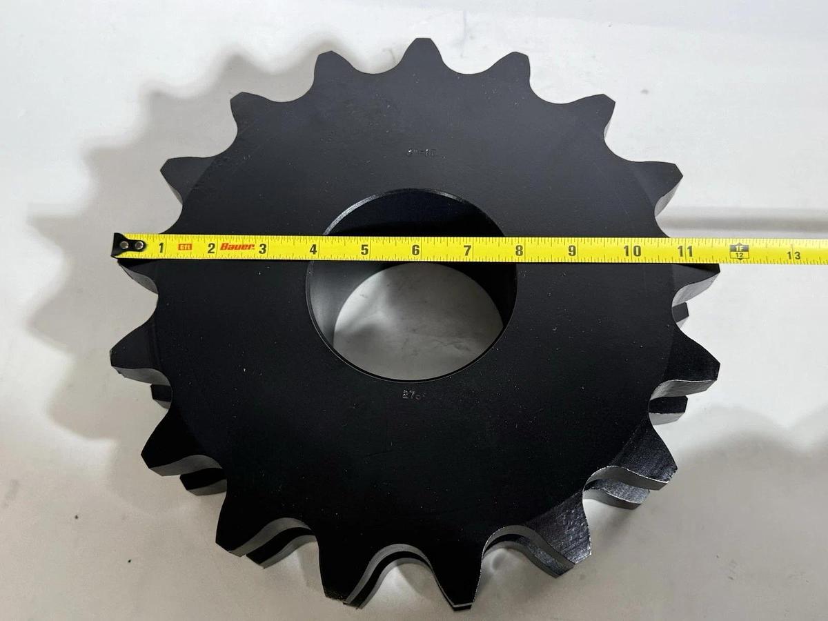 Dual Sprocket 2"-17 2769  17 Tooth 11-5/8" OD 3-15/16" Bore 3-1/2" Width New