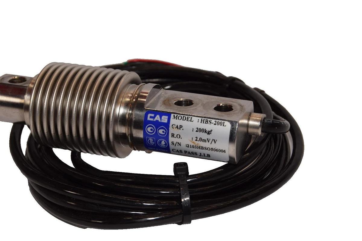 Used CAS HBS-200L , HBS200L 200kgf , 2.0mV/V Bending Beam Load Cell