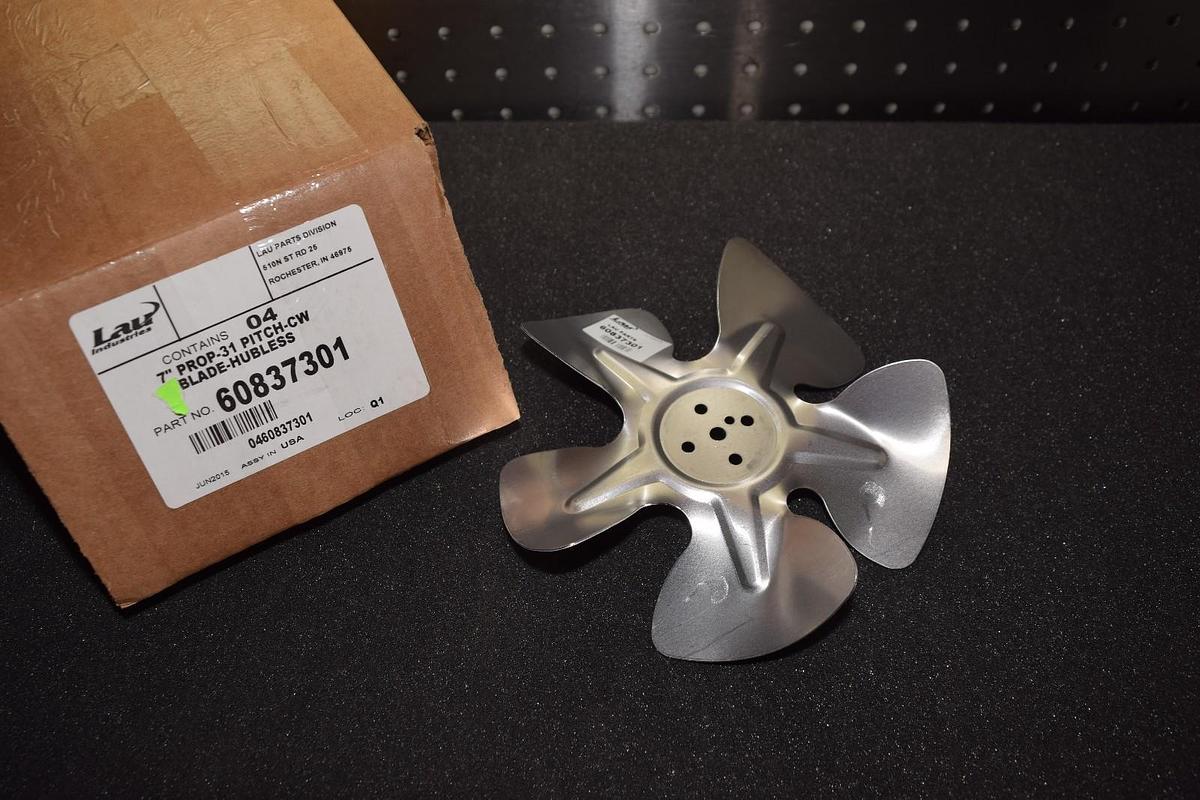 (1) Lau Industries 7" Prop-31 Pitch-CW Hubless Blade 60837301 NEW