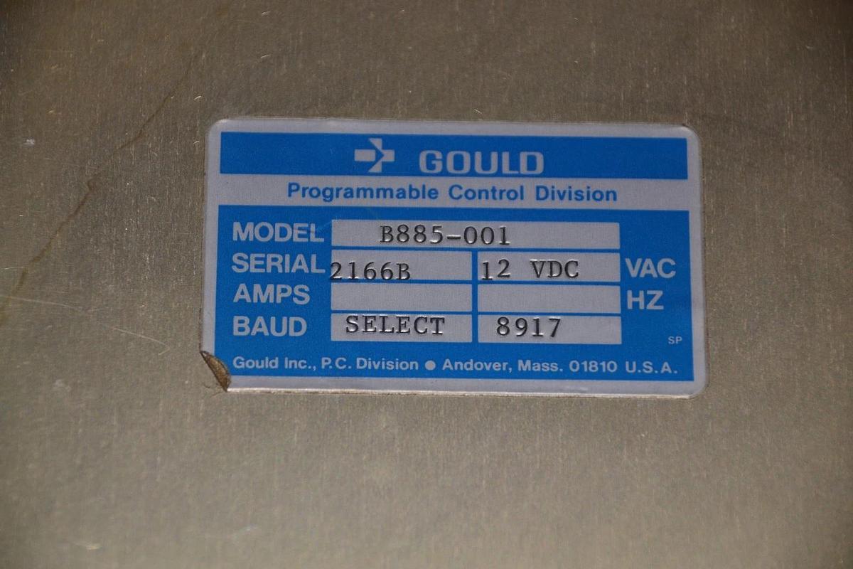 Used GOULD COMMUNICATION MODULE BASIC AS-B885-001 B885 001 B885001 12 VDC  B885-001