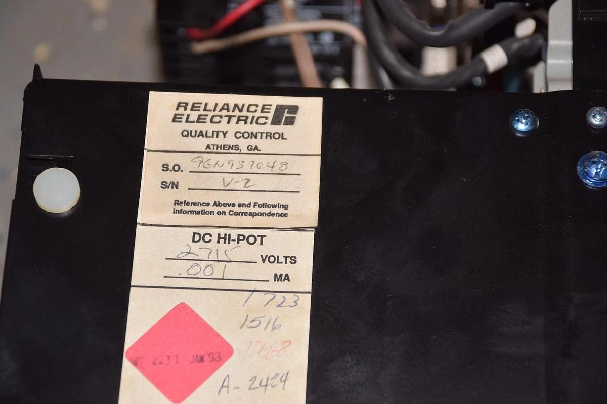 Used Reliance Electric Maxpak III 7.5hp Drive 7P8161-MOD 910K8160 460v 3p 0-58703-61A