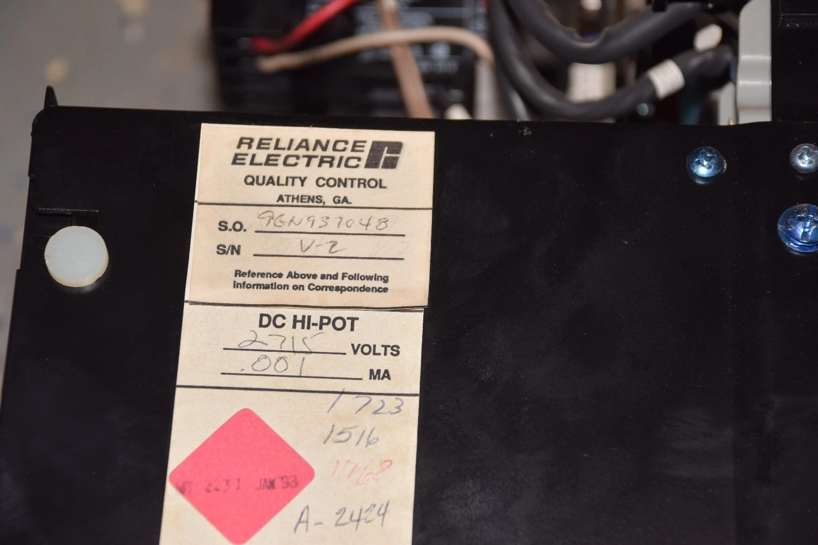 Used Reliance Electric Maxpak III 7.5hp Drive 7P8161-MOD 910K8160 460v 3p 0-58703-61A