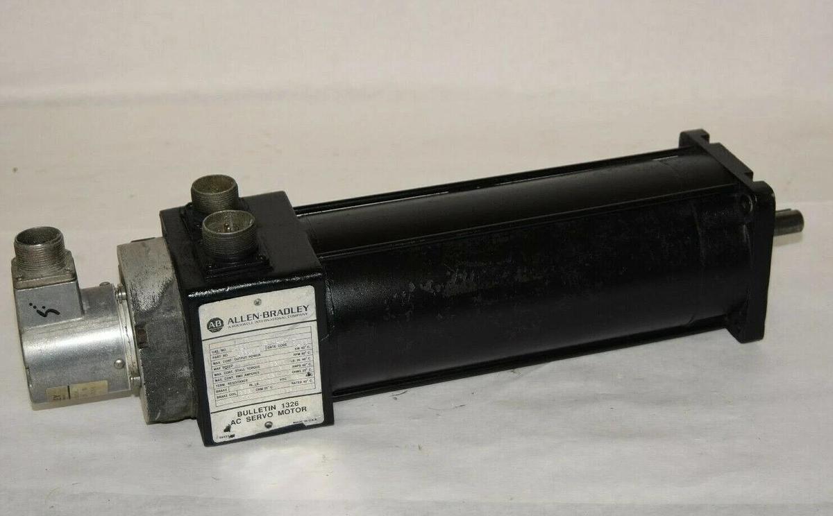 Used ALLEN BRADLEY 1326AB-A2E-11-A4 3000rpm 5/8" AC Servo Motor With Encoder