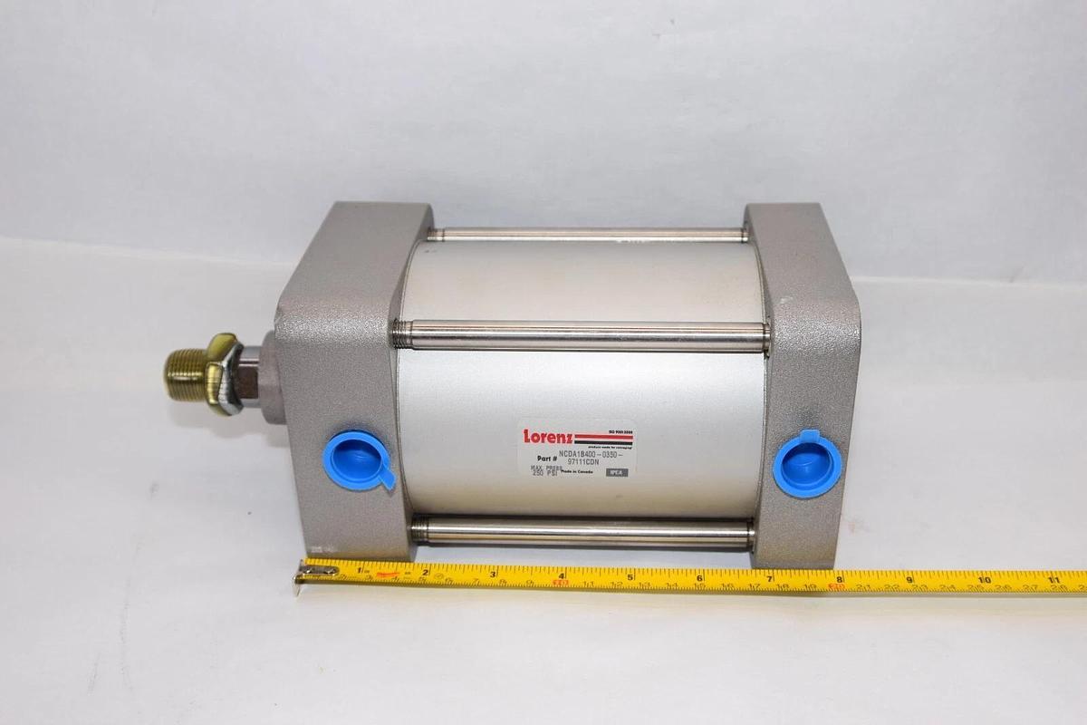(NEW) LORENZ NCDA1B400-0350-97111CDN 250psi Pneumatic Air Cylinder