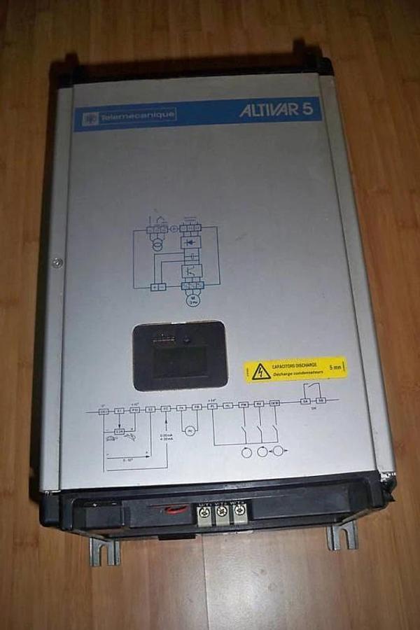 Used Telemecanique Altivar 5 Drive ATV45U22N 3hp 3 hp