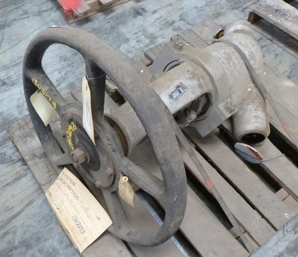 CRANE 4" High Pressure Valve, DA33440, 7191U160, 6170PSI, WCB, CR13, 2500