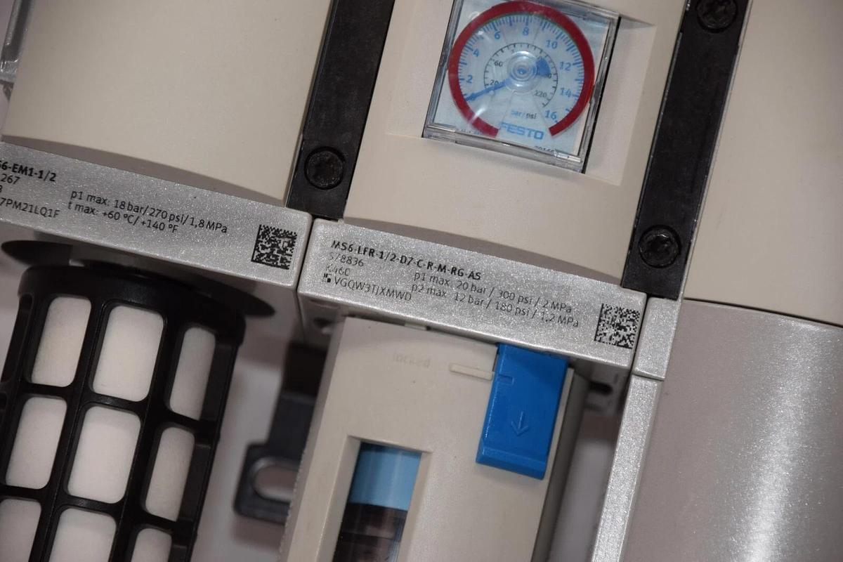 NEW FESTO MS6-IFM-1/2-A-R-M-HF-DA, MS6-LFR-1/2-D7-C-R-M-RG-AS, MS6-EM1-1/2 Valve