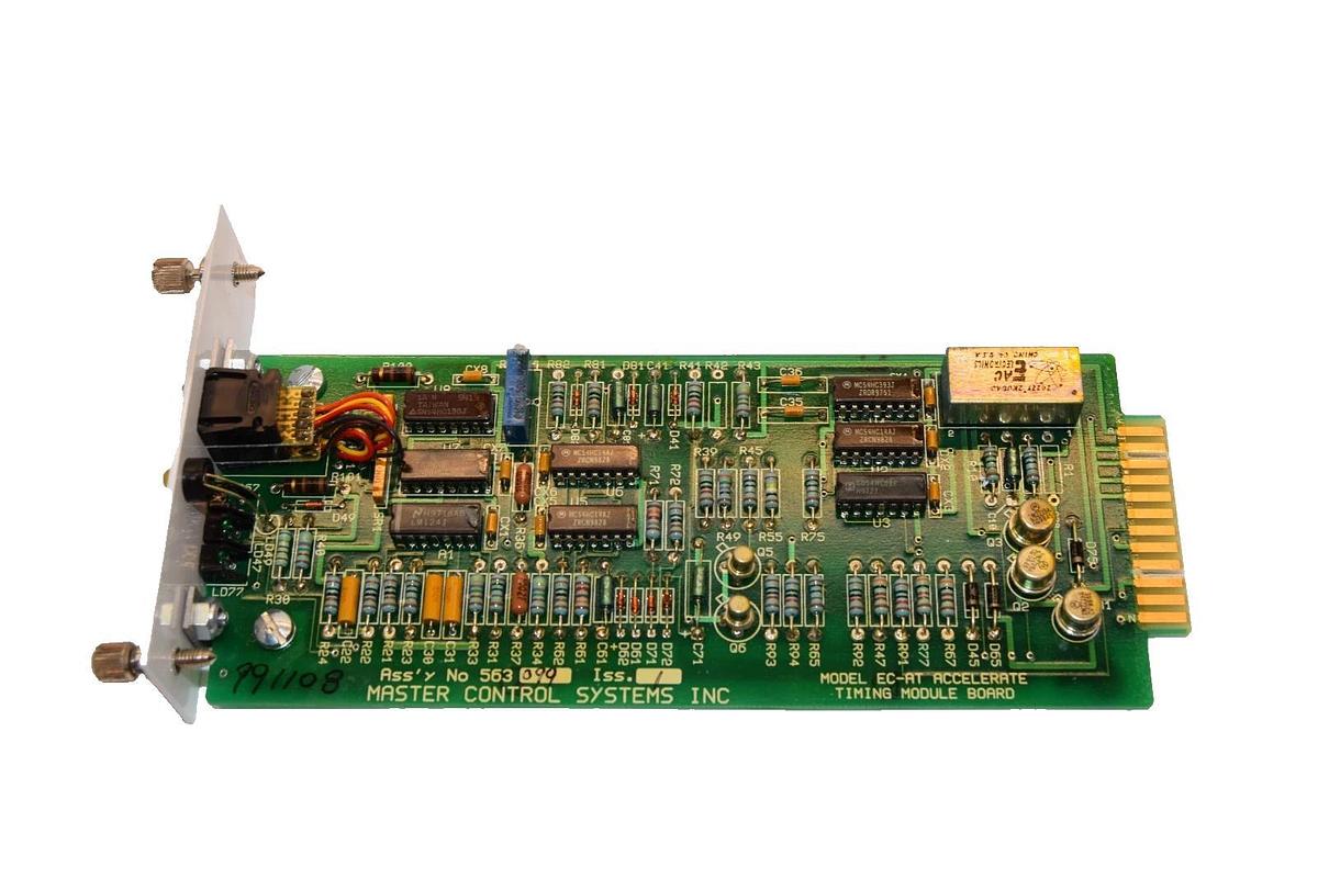 Used MASTER CONTROL SYSTEMS EC-AT ECAT 563099 Accelerate Timing Module Board Card