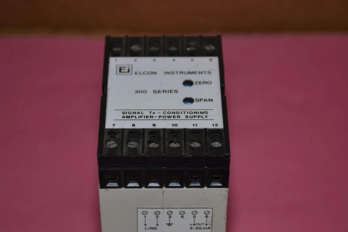 Used Elcon  Signal Tx Conditioning Amplifier Power Supply 300 ser CS-1-300 CS1300