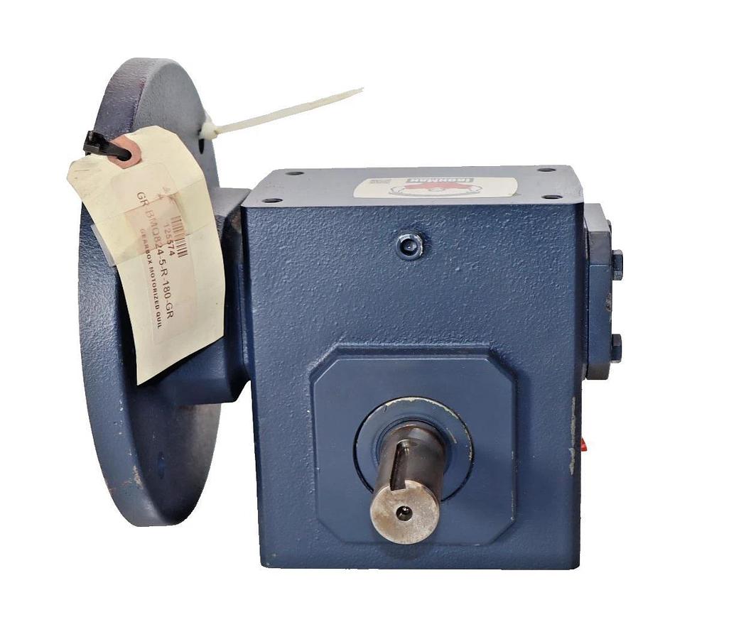 IronMan Grove Gear Box Gearbox Worm Speed Reducer GR-BMQ-824-5-R-180 5:1 NOS