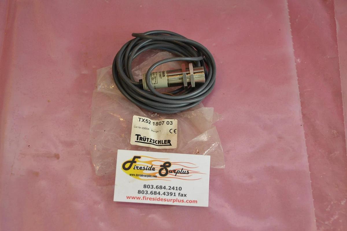 TRUTZSCHLER PROXIMITY SWITCH SENSOR TX52-1807 TX52 1807 TX521807 03 NEW