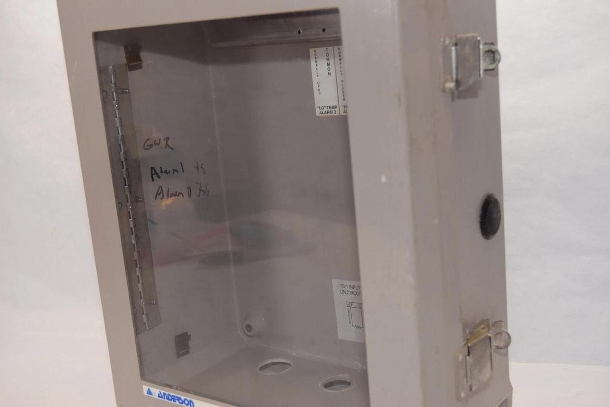 Used ANDERSON AW846333 , 915542 12" x 10" x 4-1/2" ID Plastic PVC Control Enclosure