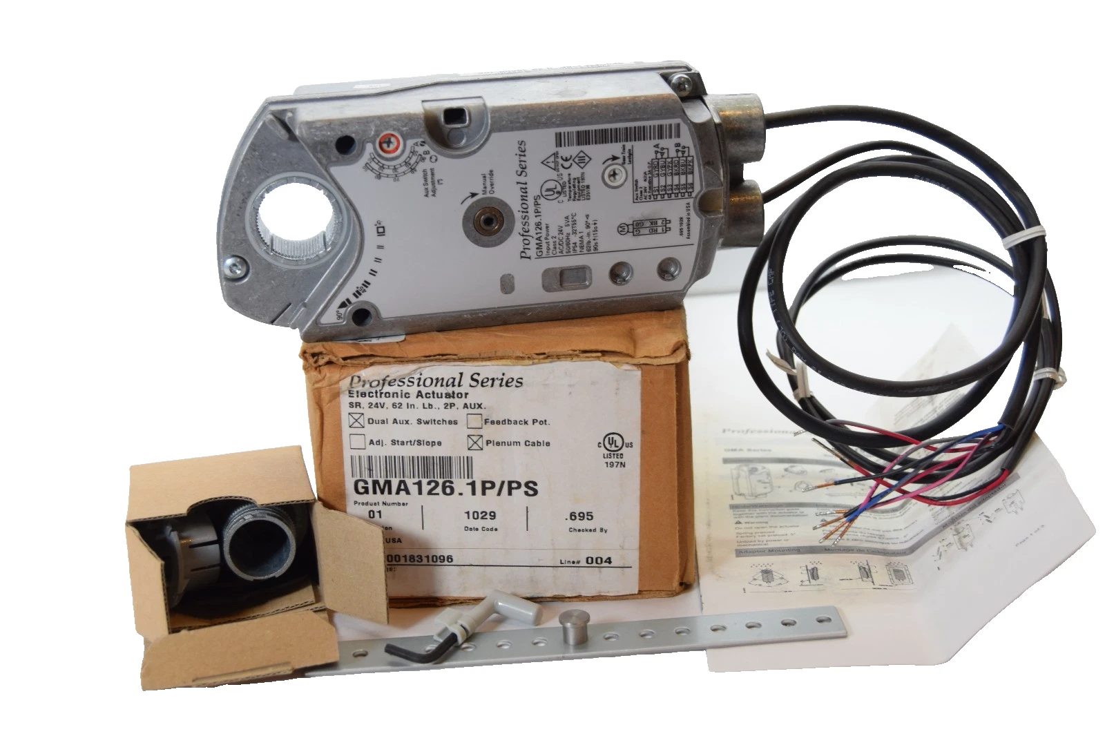 Siemens GMA126.1P/PS 24V 2P Professional Series Electronic Actuator (New)