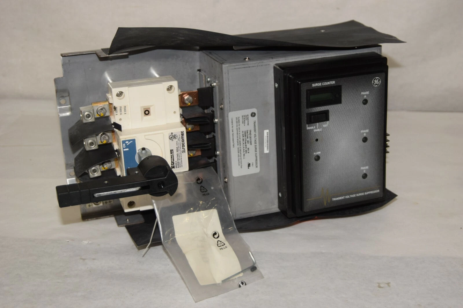 General Electric TPHE120Y15PP 3ph Transient Voltage Surge Suppressor SS200-4 NEW
