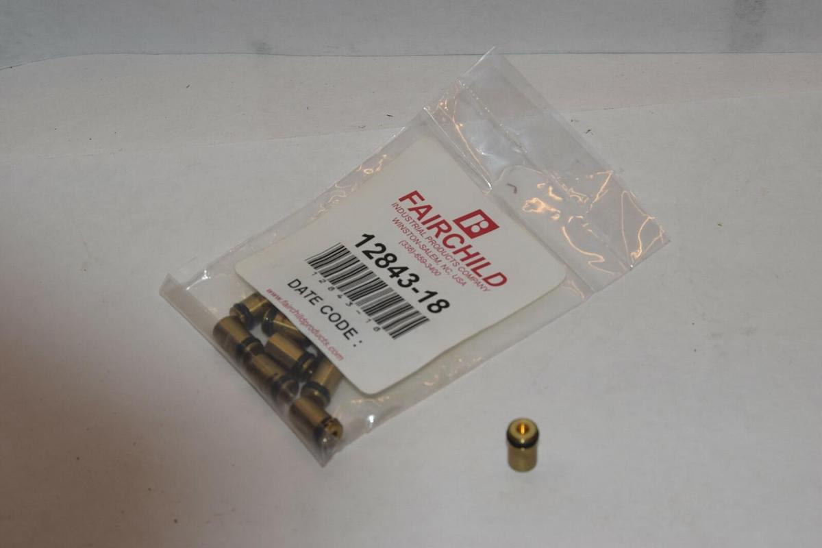 NEW (PACK OF 11) FAIRCHILD 12843-18 1284318 RESTRICTOR ORIFICE ASSEMBLY