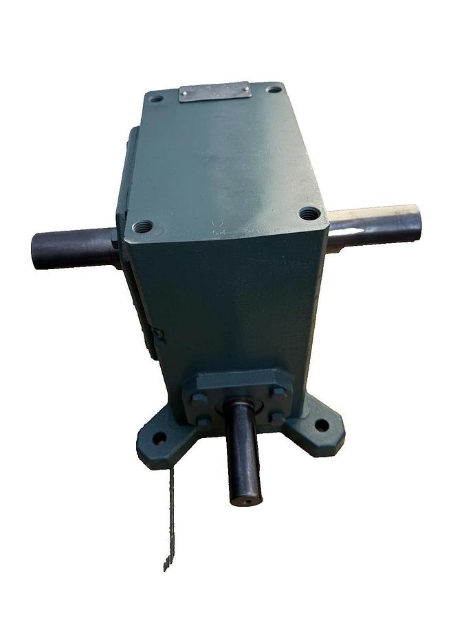 Refurbished Grove Gear Flexaline U242-1 Worm Gearbox 25:1 Speed Reducer 6.24HP 1-1/4" 1-7/8"