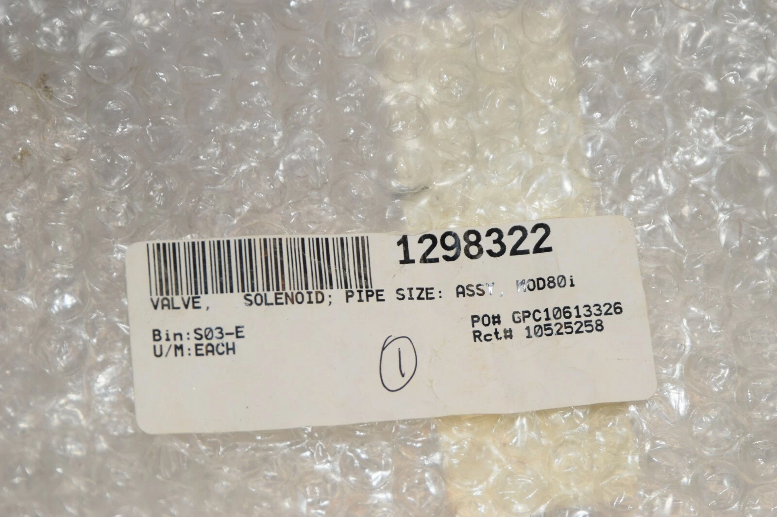 (NEW) THEMRO SCIENIFIC MOD80i MOD80I 1298322 Solenoid Valve Assembly