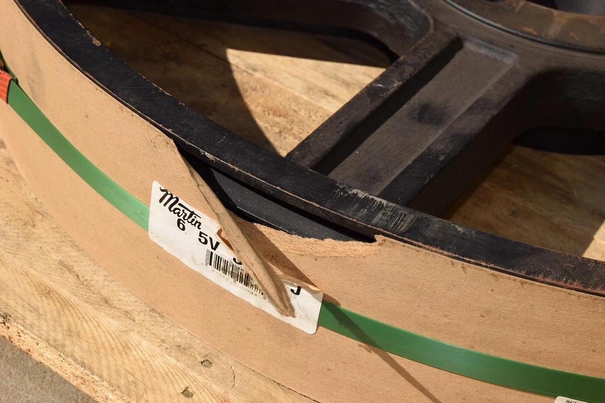 MARTIN Sheave 65V3150J 6-5V31-5J 5V V-Belt 6 Groove 31.5" dia QD-J USA (NEW)