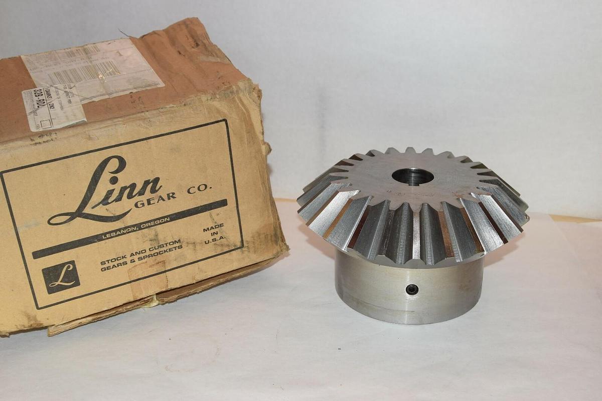 Linn Gear 3M24 1 7/16" 1-7/16" Bore Steel miter gear,  pitch 8, 24 Teeth